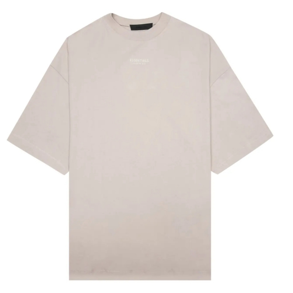 NWT Fear of God Essentials Kids Tee Silver Cloud Sz 4-5